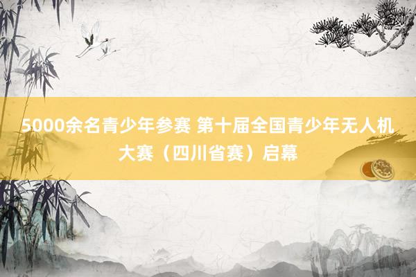 5000余名青少年参赛 第十届全国青少年无人机大赛（四川省赛）启幕