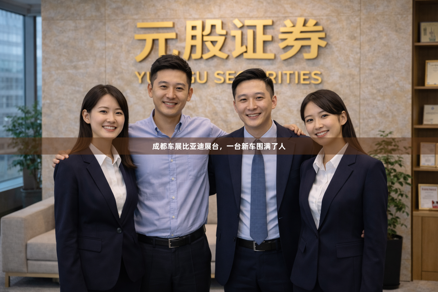 成都车展比亚迪展台，一台新车围满了人