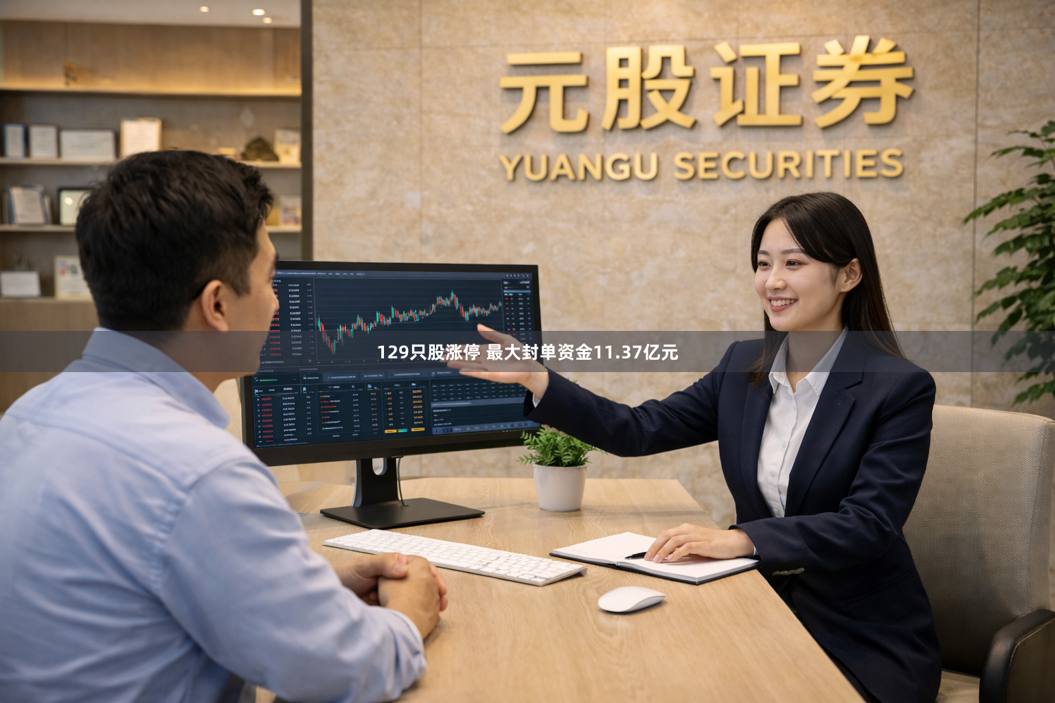 129只股涨停 最大封单资金11.37亿元